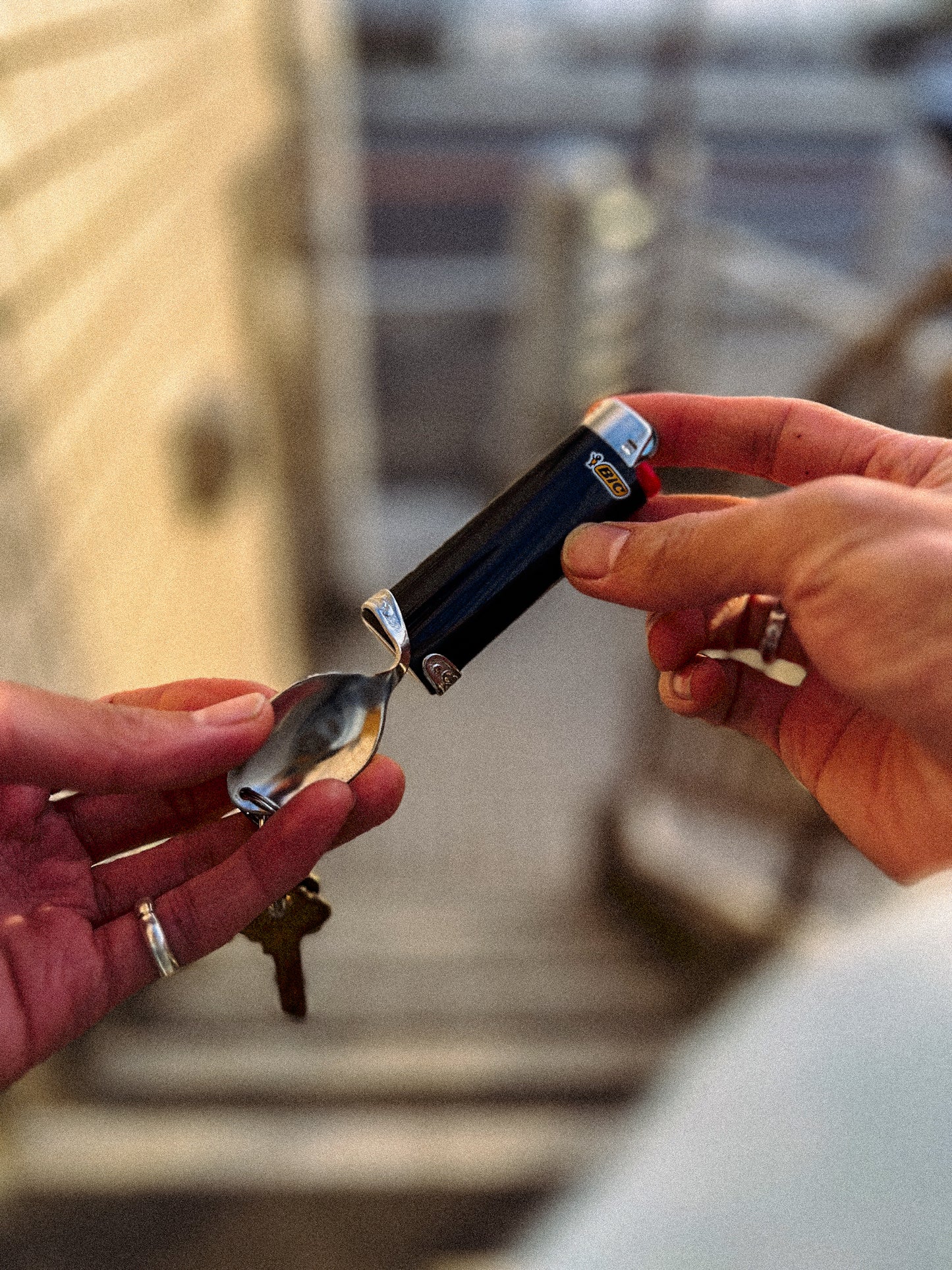 Spoon Lighter Holder