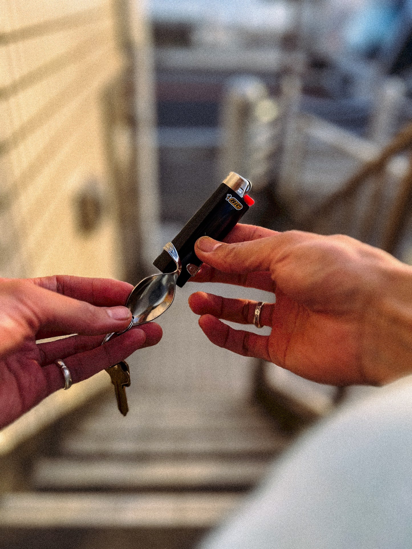 Spoon Lighter Holder